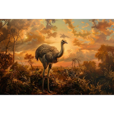 Ostrich Painting Art